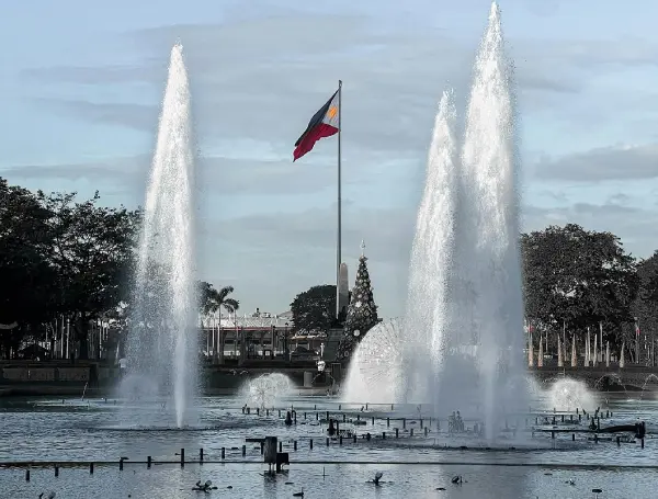 A view in rizal park philippines